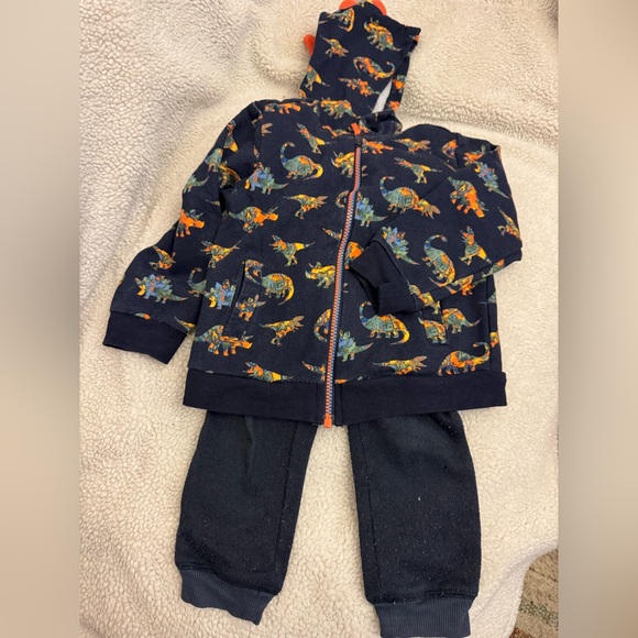 Other - 4T Dinosaur Sweater & Sweatpants Set